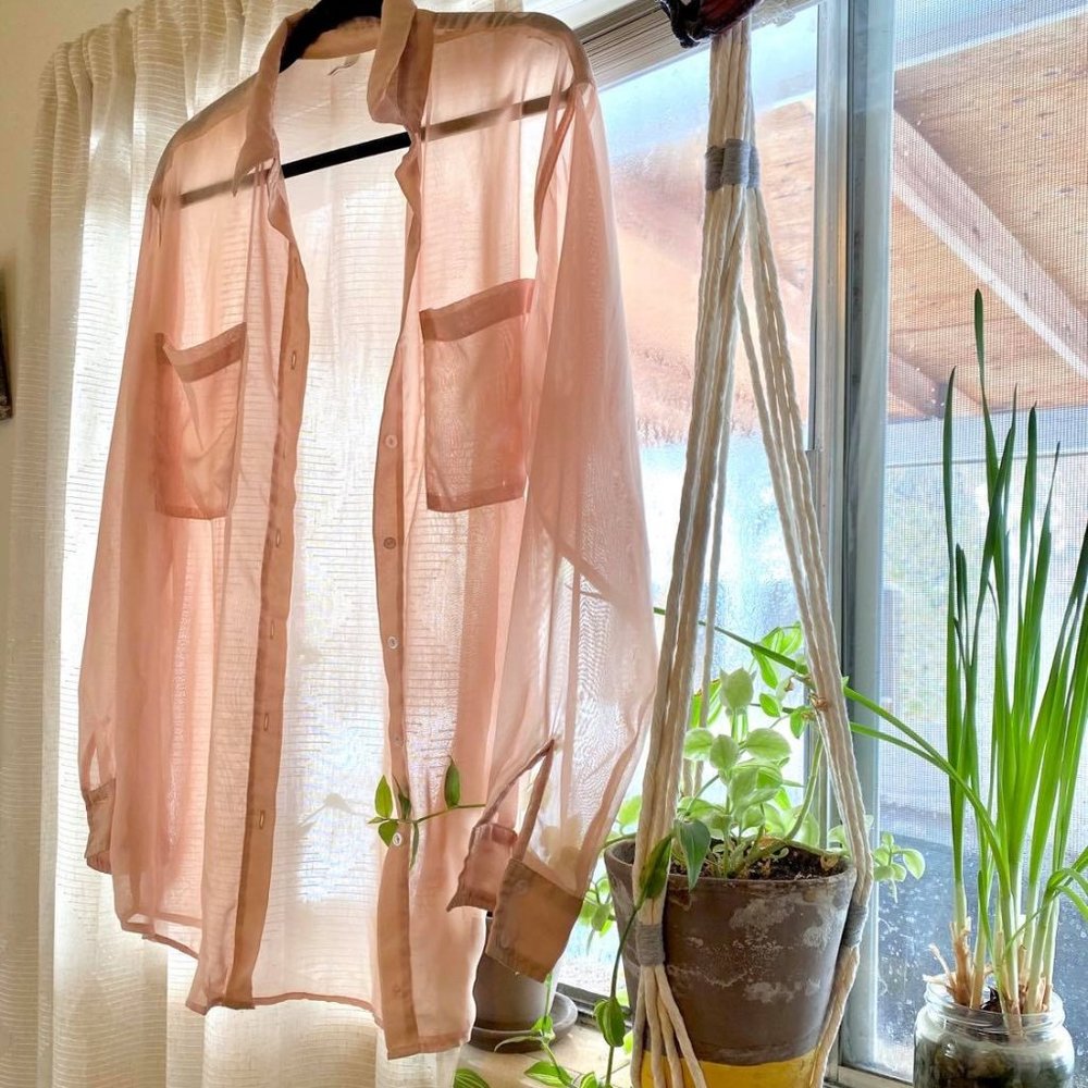 Chiffon by American Apparel Button Down Shirt